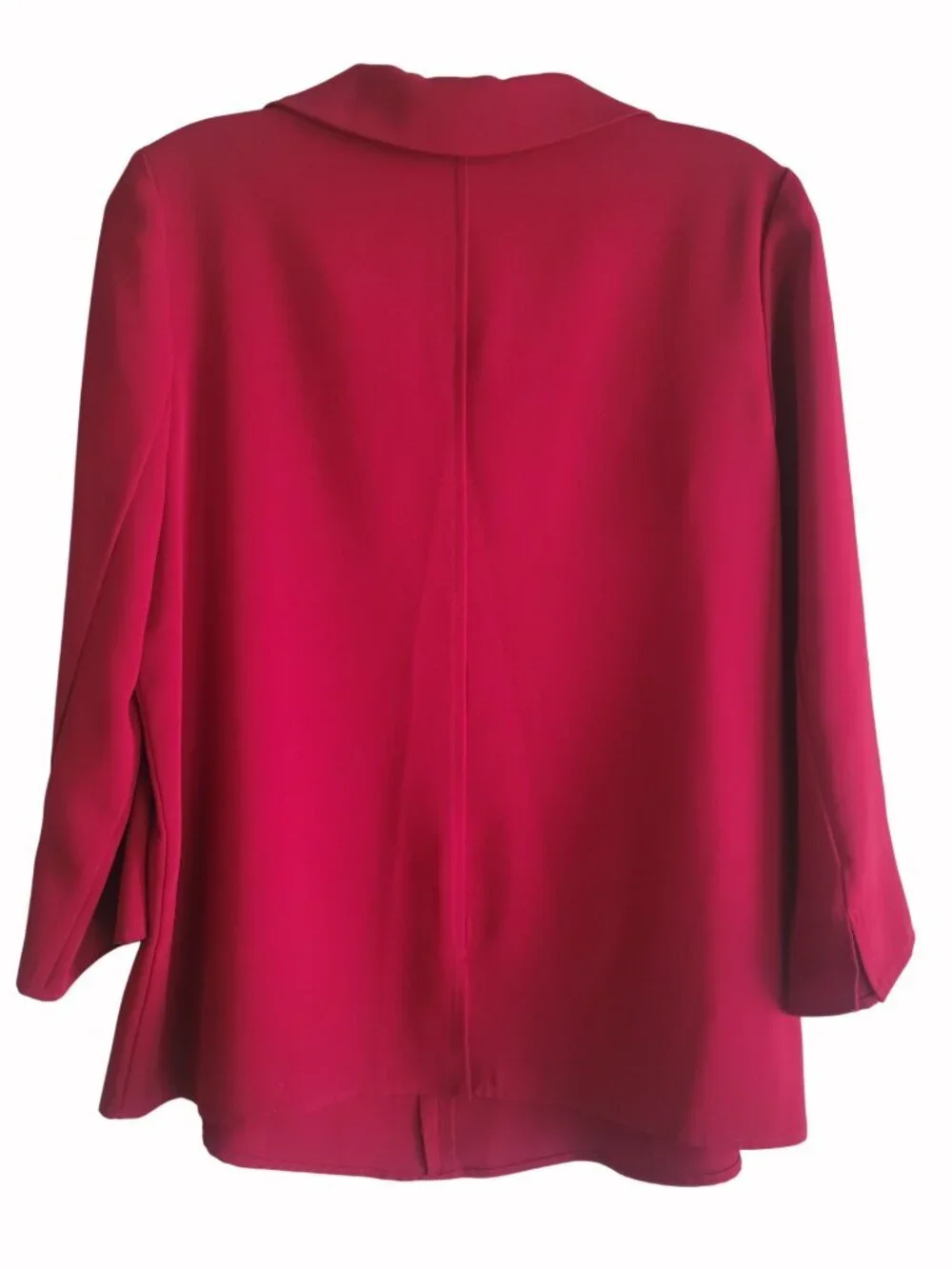 Joseph Ribkoff Blouse w Deep V-Neck and Classic Notched Collar Size 8
